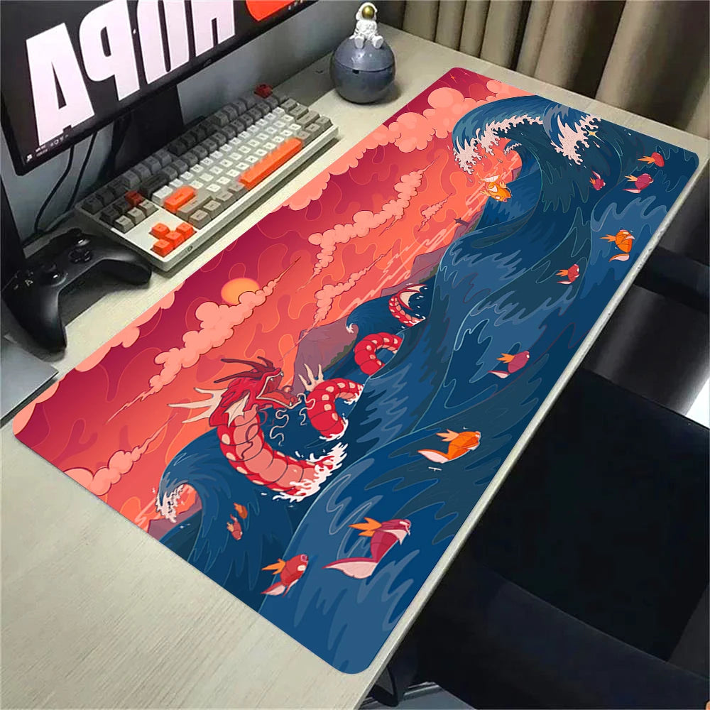 Tapis de Souris XXL Pokémon – Surface Antidérapante & Ultra Lisse | Édition Gamer